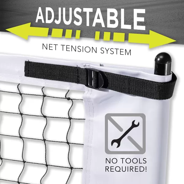 Franklin Sports Pickleball Nets  Portable Outdoor Pickleball Net Systems  Official Regulation Size 22 Foot Pickleball Net with Travel Bag  Portable Pickleball Court Nets for Official Size CourtOfficial Size Net with Wheels