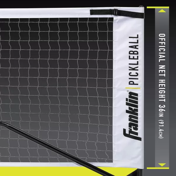 Franklin Sports Pickleball Nets  Portable Outdoor Pickleball Net Systems  Official Regulation Size 22 Foot Pickleball Net with Travel Bag  Portable Pickleball Court Nets for Official Size CourtOfficial Size Net with Wheels