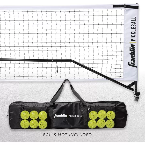 Franklin Sports Pickleball Nets  Portable Outdoor Pickleball Net Systems  Official Regulation Size 22 Foot Pickleball Net with Travel Bag  Portable Pickleball Court Nets for Official Size CourtOfficial Size Net with Wheels