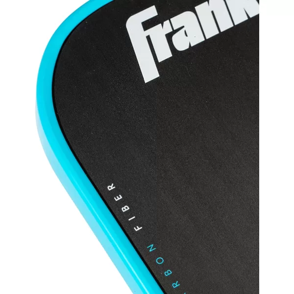 Franklin Sports Pro Pickleball Paddles  FS Tour Series Raw Carbon Fiber T700  USA Pickleball Approved  Unibody Epoxy Resin Injected Edge  Dynasty  Tempo  14mm16mm Core  Gray Blue  PinkBlue
