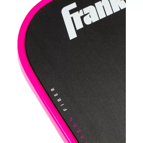 Franklin Sports Pro Pickleball Paddles  FS Tour Series Raw Carbon Fiber T700  USA Pickleball Approved  Unibody Epoxy Resin Injected Edge  Dynasty  Tempo  14mm16mm Core  Gray Blue  PinkPink