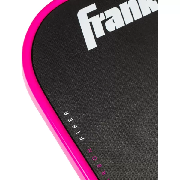 Franklin Sports Pro Pickleball Paddles  FS Tour Series Raw Carbon Fiber T700  USA Pickleball Approved  Unibody Epoxy Resin Injected Edge  Dynasty  Tempo  14mm16mm Core  Gray Blue  PinkPink