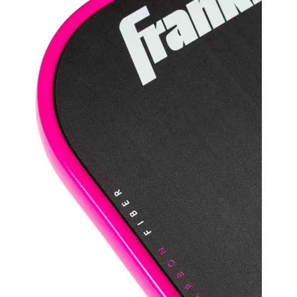Franklin Sports Pro Pickleball Paddles  FS Tour Series Raw Carbon Fiber T700  USA Pickleball Approved  Unibody Epoxy Resin Injected Edge  Dynasty  Tempo  14mm16mm Core  Gray Blue  PinkPink