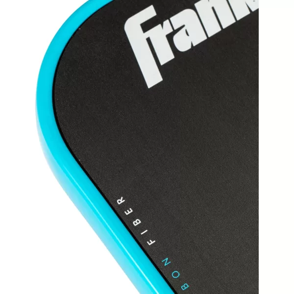 Franklin Sports Pro Pickleball Paddles  FS Tour Series Raw Carbon Fiber T700  USA Pickleball Approved  Unibody Epoxy Resin Injected Edge  Dynasty  Tempo  14mm16mm Core  Gray Blue  PinkBlue