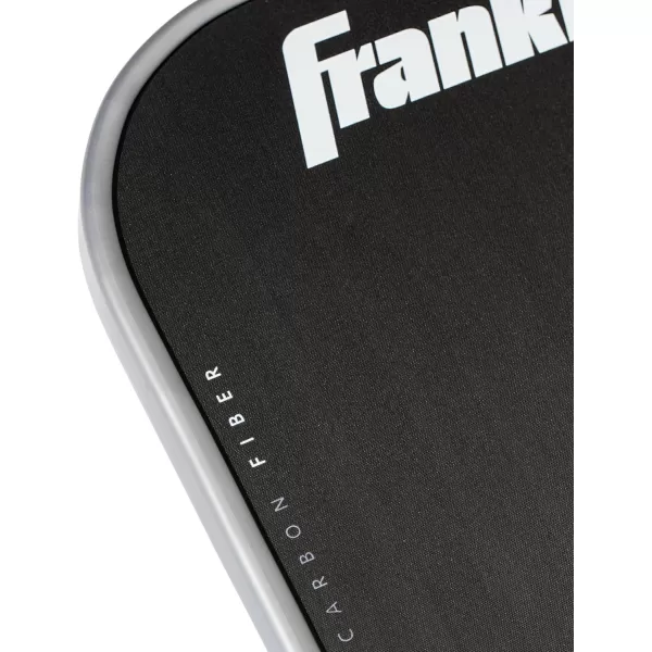 Franklin Sports Pro Pickleball Paddles  FS Tour Series Raw Carbon Fiber T700  USA Pickleball Approved  Unibody Epoxy Resin Injected Edge  Dynasty  Tempo  14mm16mm Core  Gray Blue  PinkGray