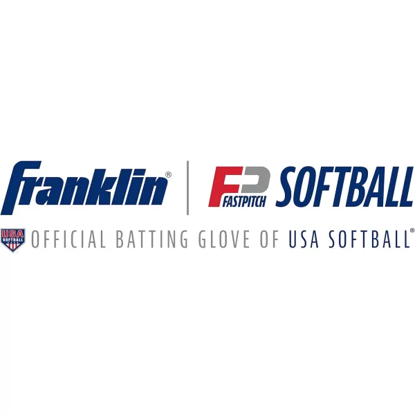Franklin Sports USA Softball Womens Softball Batting Gloves  CFX Pro Fastpitch  Slowpitch Girls Batting Gloves  Adult  Youth Batting Glove PairsAura