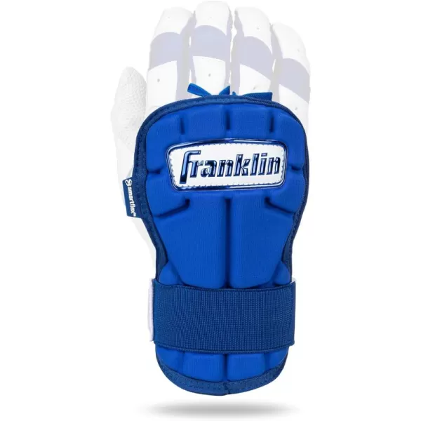 Franklin Sports Baseball Hand  Wrist Guard  PRT LG Series Adult Hand  Wrist Protector for Batting  Protective Hand Wrist Shield  Right  Left Hand Hitters  One Size  AdultRoyal