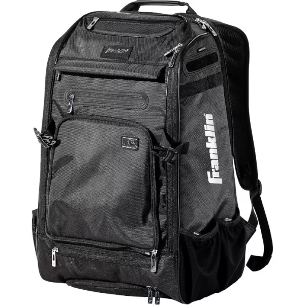 Franklin Sports Baseball  Softball Backpacks  MLB  USA Softball Equipment Bags for Baseball  Fastpitch Softball  Youth  Adult Batpacks for Bats Gloves Helmets Cleats  More  Multiple ColorsBlack Chrome