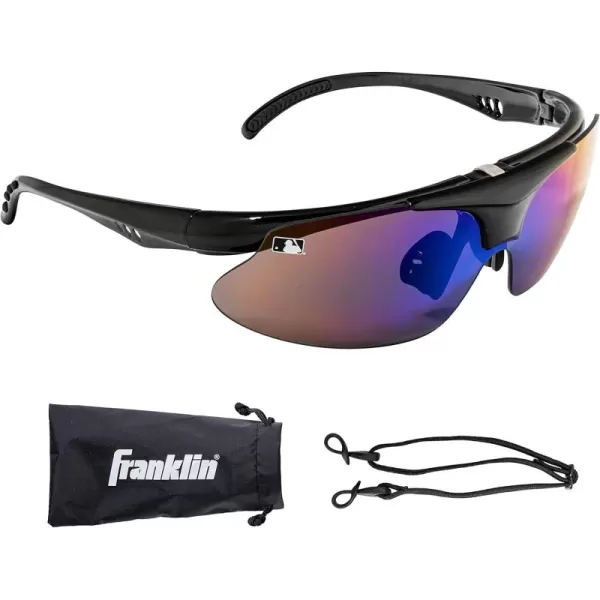 Franklin Sports Baseball  Softball Sunglasses  Mens  Womens Sports Sunglasses  Flip Up Shades  Non Flip GlassesBlack