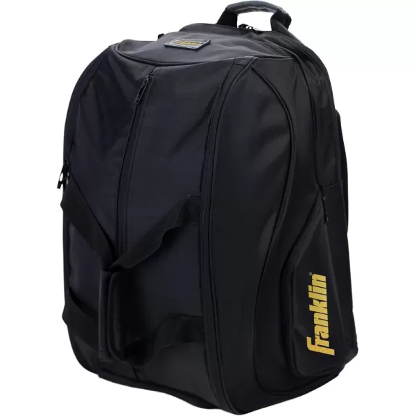 Franklin Sports Pickleball Bags  Sling Bag  Duffle Bag  Backpack for Paddles Pickleballs  Accessories  Elite Nylon Fabric  Pickleball Equipment Bag for Men  Women  BlackElite Hybrid Backpack