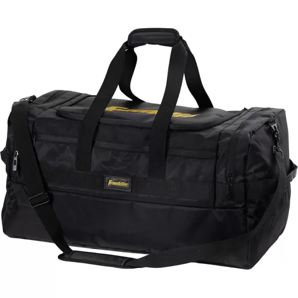 Franklin Sports Pickleball Bags  Sling Bag  Duffle Bag  Backpack for Paddles Pickleballs  Accessories  Elite Nylon Fabric  Pickleball Equipment Bag for Men  Women  BlackElite Duffel Bag