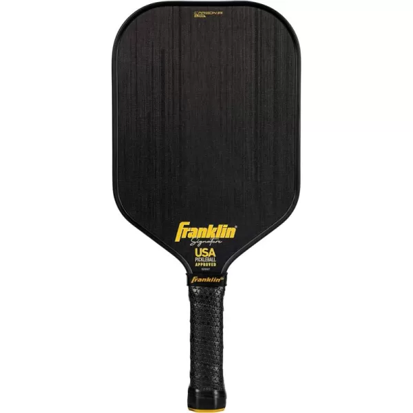 Franklin Sports Pro Pickleball Paddles  Signature Series STK Carbon Fiber Pickleball Paddle  USA Pickleball USAPA Approved Tournament Paddle  Polypropylene Core Pro Paddles  145mm  16mm Cores145mm