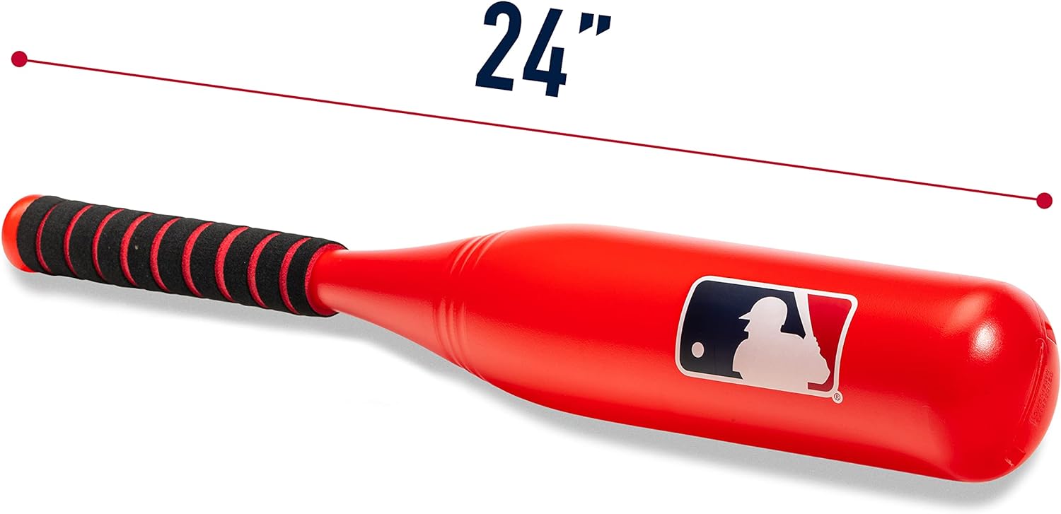 Franklin Sports MLB Jumbo Kids Plastic Baseball Bat  Backyard Baseball Bat with Large Barrel for Kids  Toddlers  Kids Fat Plastic BatAssorted Colors May Vary