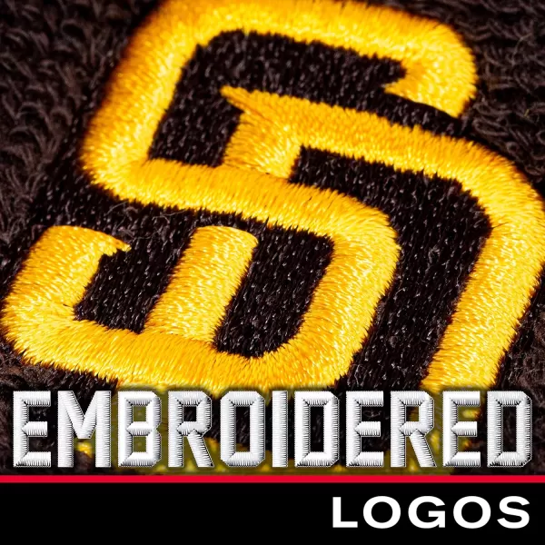 Franklin Sports MLB Team Licensed Baseball Wristbands  MLB Team Logo Sweat Wristbands  Great for Costumes  Uniforms  PairSan Diego Padres