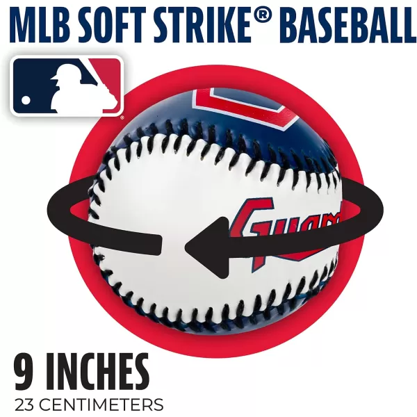 Franklin Sports MLB UnisexAdult MLB Team Logo Soft BaseballsTeam Color