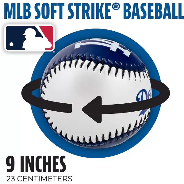 Franklin Sports MLB UnisexAdult MLB Team Logo Soft BaseballsTeam Color