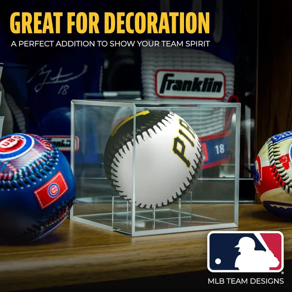 Franklin Sports MLB UnisexAdult MLB Team Logo Soft BaseballsTeam Color
