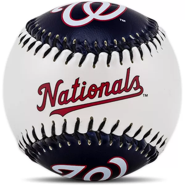 Franklin Sports MLB UnisexAdult MLB Team Logo Soft BaseballsTeam Color