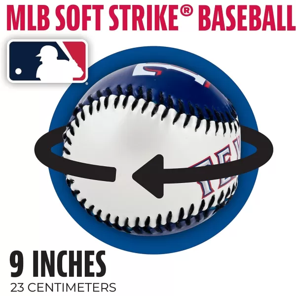 Franklin Sports MLB UnisexAdult MLB Team Logo Soft BaseballsTeam Color