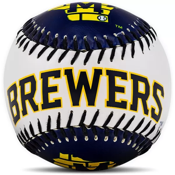 Franklin Sports MLB UnisexAdult MLB Team Logo Soft BaseballsTeam Color