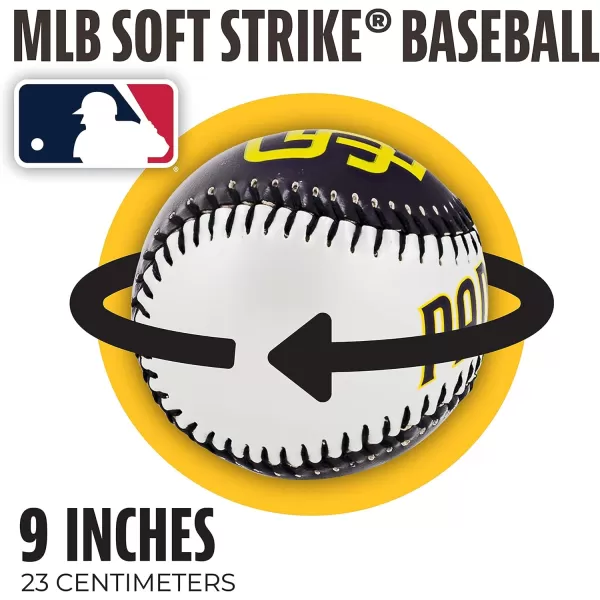Franklin Sports MLB UnisexAdult MLB Team Logo Soft BaseballsTeam Color