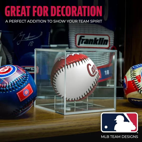 Franklin Sports MLB UnisexAdult MLB Team Logo Soft BaseballsTeam Color