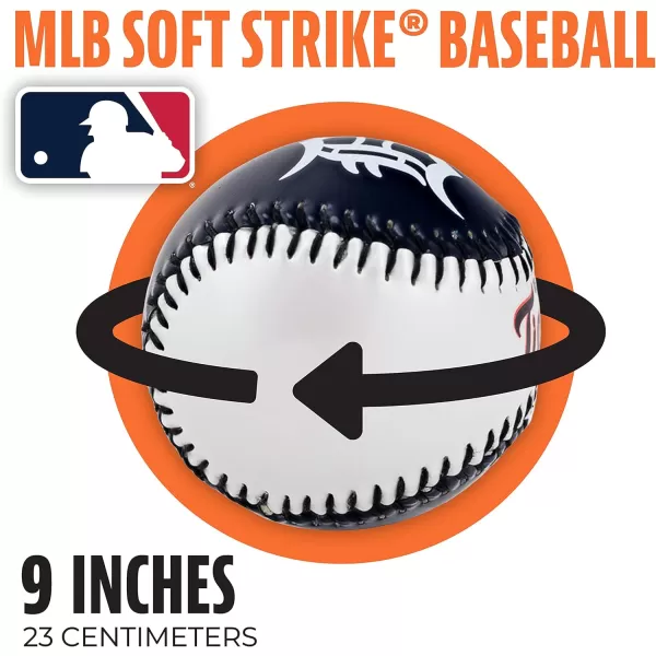 Franklin Sports MLB UnisexAdult MLB Team Logo Soft BaseballsTeam Color