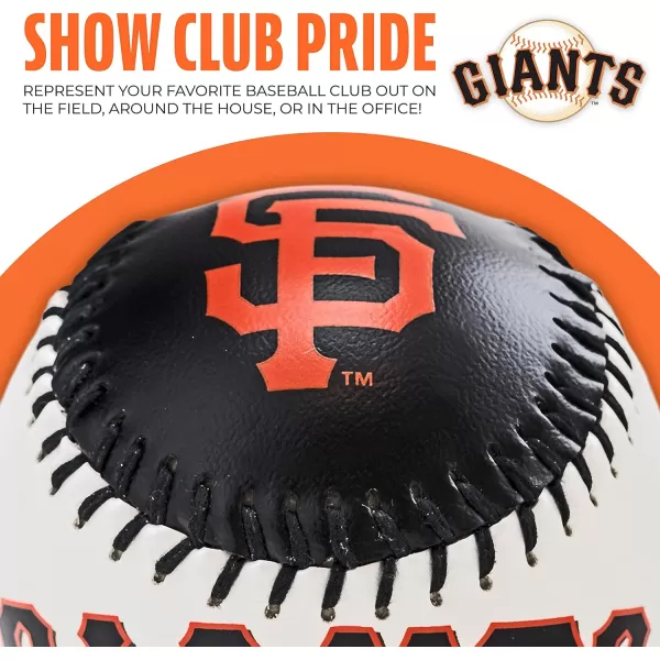 Franklin Sports MLB UnisexAdult MLB Team Logo Soft BaseballsTeam Color