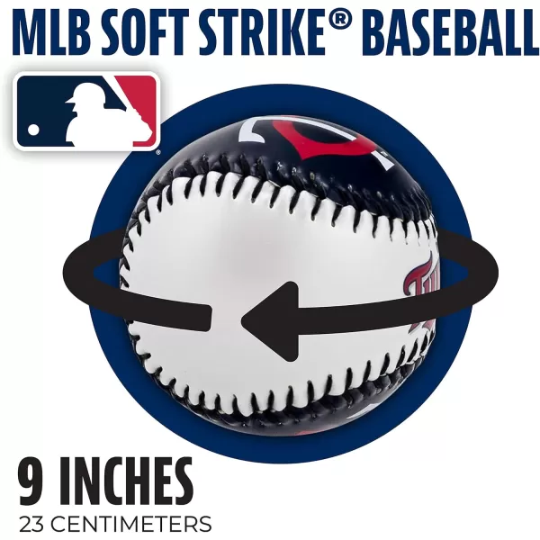 Franklin Sports MLB UnisexAdult MLB Team Logo Soft BaseballsTeam Color