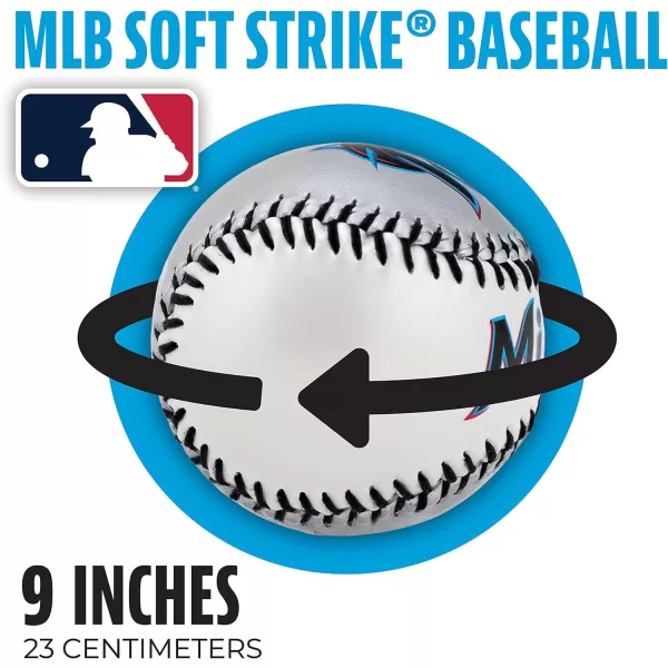 Franklin Sports MLB UnisexAdult MLB Team Logo Soft BaseballsTeam Color