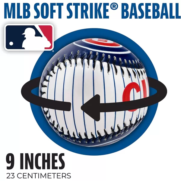 Franklin Sports MLB UnisexAdult MLB Team Logo Soft BaseballsTeam Color