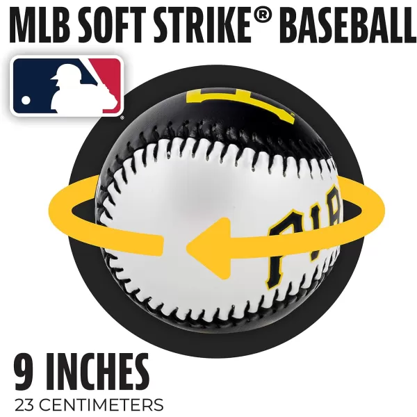 Franklin Sports MLB UnisexAdult MLB Team Logo Soft BaseballsTeam Color