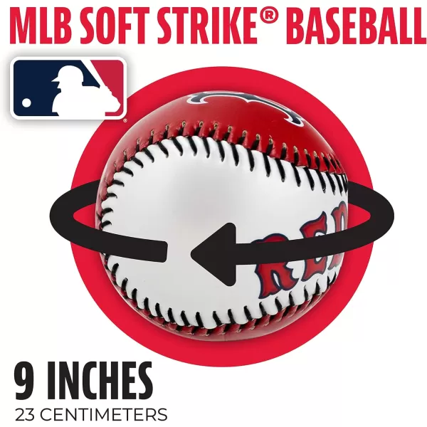 Franklin Sports MLB UnisexAdult MLB Team Logo Soft BaseballsTeam Color