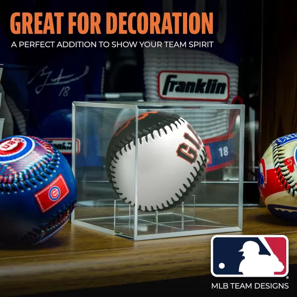 Franklin Sports MLB UnisexAdult MLB Team Logo Soft BaseballsTeam Color