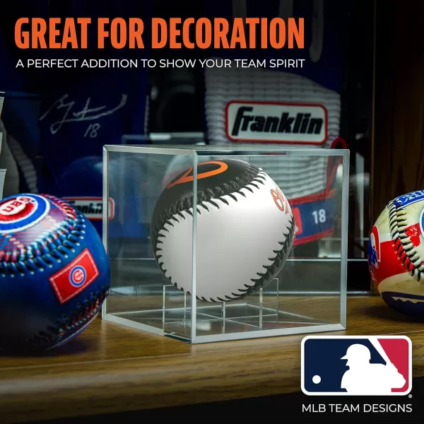 Franklin Sports MLB UnisexAdult MLB Team Logo Soft BaseballsTeam Color