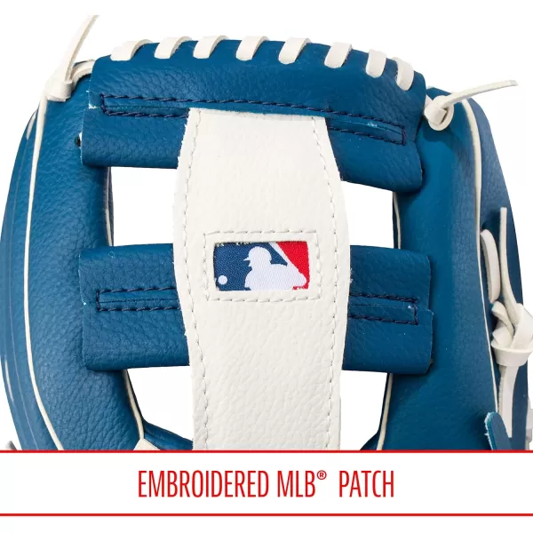Franklin Sports MLB Youth Teeball Glove and Ball Set  Kids Baseball and Teeball Glove and Ball  Perfect First Kids Glove  95quotChicago Cubs