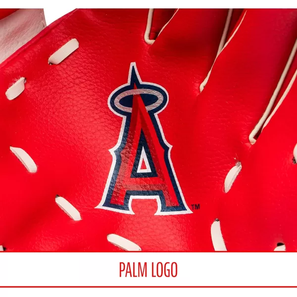 Franklin Sports MLB Youth Teeball Glove and Ball Set  Kids Baseball and Teeball Glove and Ball  Perfect First Kids Glove  95quotLos Angeles Angels