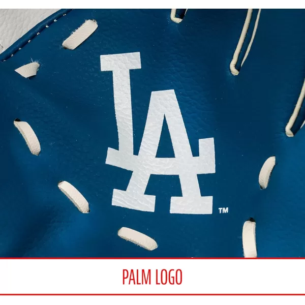 Franklin Sports MLB Youth Teeball Glove and Ball Set  Kids Baseball and Teeball Glove and Ball  Perfect First Kids Glove  95quotLos Angeles Dodgers