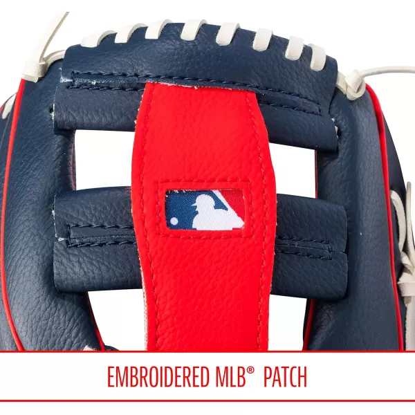 Franklin Sports MLB Youth Teeball Glove and Ball Set  Kids Baseball and Teeball Glove and Ball  Perfect First Kids Glove  95quotMinnesota Twins