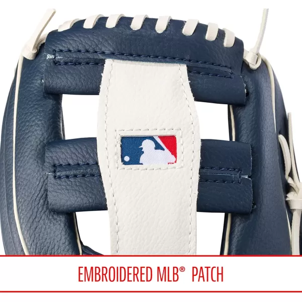 Franklin Sports MLB Youth Teeball Glove and Ball Set  Kids Baseball and Teeball Glove and Ball  Perfect First Kids Glove  95quotNew York Yankees