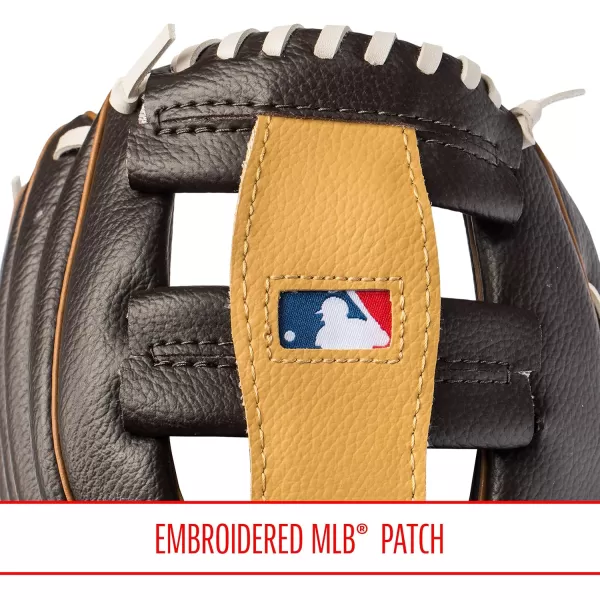 Franklin Sports MLB Youth Teeball Glove and Ball Set  Kids Baseball and Teeball Glove and Ball  Perfect First Kids Glove  95quotSan Diego Padres