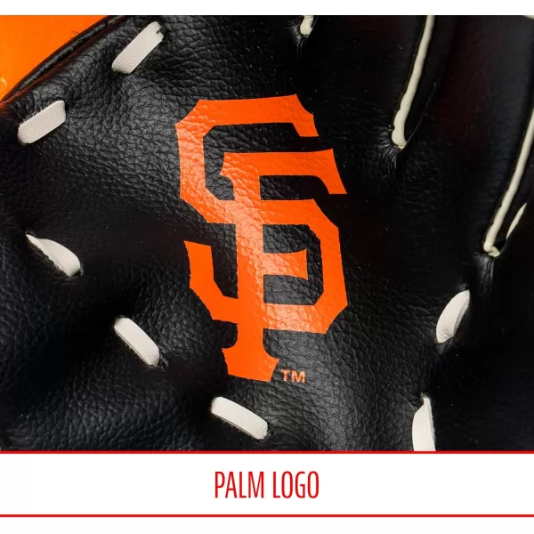 Franklin Sports MLB Youth Teeball Glove and Ball Set  Kids Baseball and Teeball Glove and Ball  Perfect First Kids Glove  95quotSan Francisco Giants