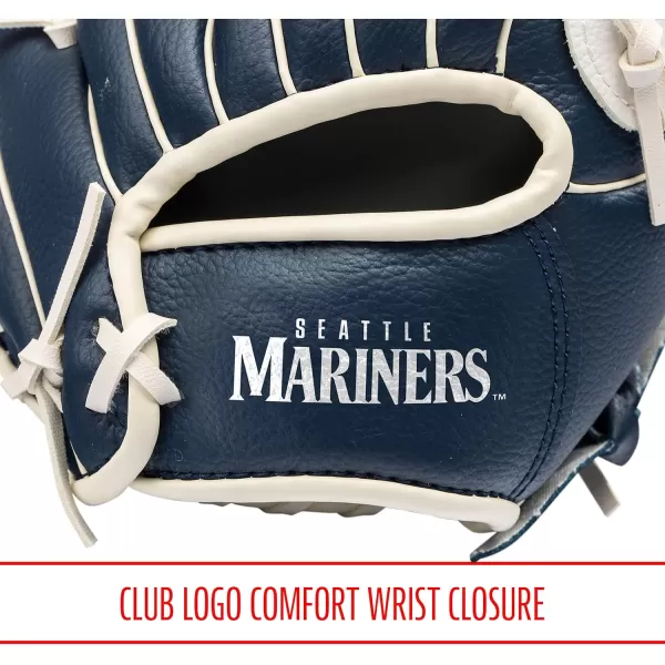 Franklin Sports MLB Youth Teeball Glove and Ball Set  Kids Baseball and Teeball Glove and Ball  Perfect First Kids Glove  95quotSeattle Mariners