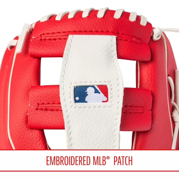 Franklin Sports MLB Youth Teeball Glove and Ball Set  Kids Baseball and Teeball Glove and Ball  Perfect First Kids Glove  95quotSt Louis Cardinals