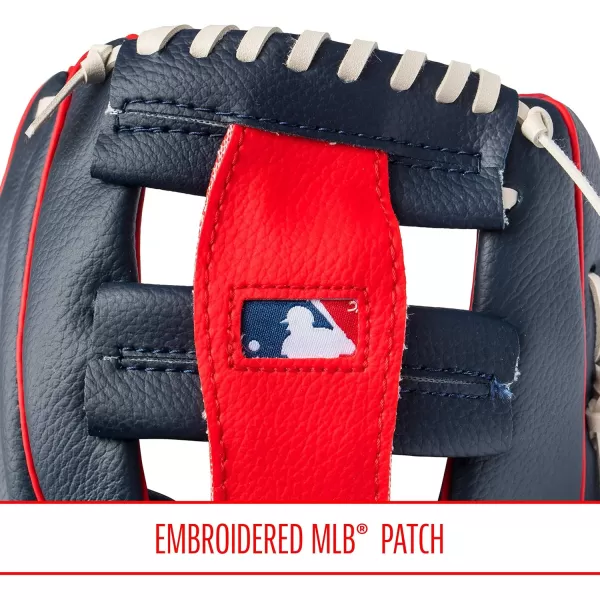 Franklin Sports MLB Youth Teeball Glove and Ball Set  Kids Baseball and Teeball Glove and Ball  Perfect First Kids Glove  95quotWashington Nationals