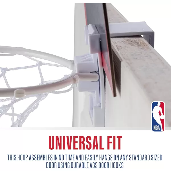 Franklin Sports NBA Mini Over the Door Basketball Hoop  Kids Indoor Mini Basketball Hoop with Basketball  NBA Fan Shop Mini Hoop for Bedroom  Office  Over the Door Mini Hoop SetHouston Rockets