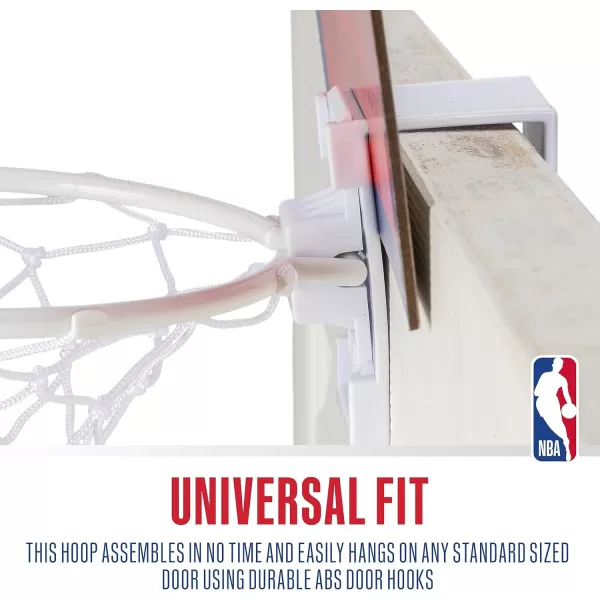 Franklin Sports NBA Mini Over the Door Basketball Hoop  Kids Indoor Mini Basketball Hoop with Basketball  NBA Fan Shop Mini Hoop for Bedroom  Office  Over the Door Mini Hoop SetLos Angeles Clippers