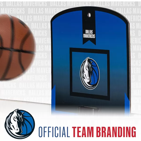 Franklin Sports NBA Mini Over the Door Basketball Hoop  Kids Indoor Mini Basketball Hoop with Basketball  NBA Fan Shop Mini Hoop for Bedroom  Office  Over the Door Mini Hoop SetDallas Mavericks