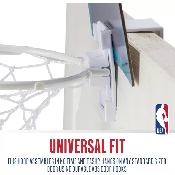 Franklin Sports NBA Mini Over the Door Basketball Hoop  Kids Indoor Mini Basketball Hoop with Basketball  NBA Fan Shop Mini Hoop for Bedroom  Office  Over the Door Mini Hoop SetCharlotte Hornets