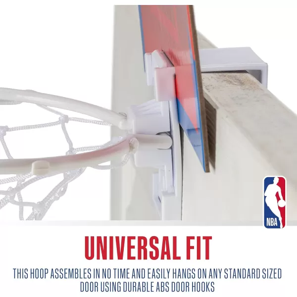 Franklin Sports NBA Mini Over the Door Basketball Hoop  Kids Indoor Mini Basketball Hoop with Basketball  NBA Fan Shop Mini Hoop for Bedroom  Office  Over the Door Mini Hoop SetOklahoma City Thunder